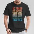 30年記念日 彼 彼女 カップル 30回目の結婚 Tシャツ 面白い贈り物