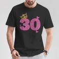 30歳の誕生日 王冠 30歳 誕生日 Tシャツ 面白い贈り物