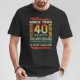 40歳 480ヶ月 すごい生まれ 1986年 40歳の誕生日 Tシャツ 面白い贈り物