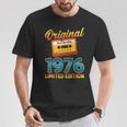 50 歳の誕生日プレゼント男性 1976 年 レトロ ビンテージ テープ Tシャツ 面白い贈り物