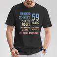 59歳の誕生日 男性 女性 面白い 59歳 Tシャツ 面白い贈り物