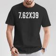 Ak-47Ksz-58 Gun 762X39 キャリバー弾薬tシャツ Tシャツ 面白い贈り物