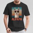 Alpapa Alpaca Dad Divertente Llama Regalo Per La Festa Del Maglietta Regalos divertidos