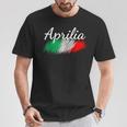 Aprilia イタリア 国旗 イタリア お土産 贈り物 お揃い イタリアン Tシャツ 面白い贈り物