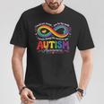 Autism Mom Awareness Rainbow Infinity Neurodiversity Heart T-Shirt Unique Gifts