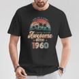 Awesomeince 1960 パームツリー 66歳の誕生日 Tシャツ 面白い贈り物