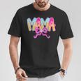 Baseball Mama Drip Ice Cream Baseball Mom Mother's Day T-Shirt Personalized Gifts