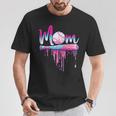 Baseball Mom Ice Cream Drip Mother's Day Baseball Mama T-Shirt Personalized Gifts