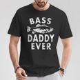 Bass Daddy Ever Fishing Daddy Father's Day Tシャツ 面白い贈り物