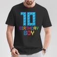 Building Bricks 10歳の誕生日 男の子 10年 マスタービルダー Tシャツ 面白い贈り物
