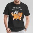 The Cat Game Don't Look At This Cat You Lost Kitten Tシャツ 面白い贈り物