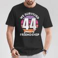 Celebrating 44 Years Of Friendship 面白いグループマッチング Tシャツ 面白い贈り物