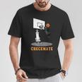 Checkmate Pawn Defeat King In Basketball チェスtシャツ Tシャツ 面白い贈り物