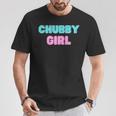 Chubby Girl 長袖tシャツ Tシャツ 面白い贈り物