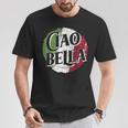 Ciao Bella Mit Italienischer Flagge Italienisches T-Shirt Lustige Geschenke