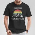 I Climbed Cotopaxiummit Club ハイキング エクアドルハイキング 長袖tシャツ Tシャツ 面白い贈り物