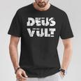 Cool Deusult God Wills It Meme Crusade Tシャツ 面白い贈り物