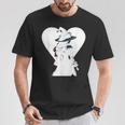 Corazón De Una Bruja Blanca Camiseta unisex Regalos divertidos