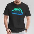 Dampflok Modelleisenbahn Kinder Herren Jungen Eisenbahn T-Shirt Lustige Geschenke