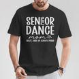 Dance Senior Mom 2026 Crazy Loud Dancing Senior Mom 2026 T-Shirt Unique Gifts