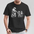 Dirt Bike Rider Motocross Uomo Gioventù Biker Papà Maglietta Regalos divertidos