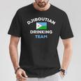 Djibouti Djiboutian Drinking Team Beer Flag Matching T-Shirt Unique Gifts