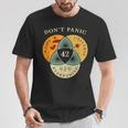 Don't Panic Life Universe Everything 42F 宇宙愛好家 Tシャツ 面白い贈り物