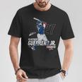 Dynamic Poseladimir Guerrero Jr Toronto Baseball Mlbpa Tシャツ 面白い贈り物
