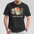 I Eat Cement 猫シャツ キッズ 面白い ダンク 猫 ミーム Tシャツ 面白い贈り物