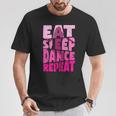 Eatleep Dance リピートダンサー メンズ レディース ダンサー ラブダンス Tシャツ 面白い贈り物