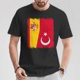 España Turquía Bandera Española Raíces Turcas Camiseta unisex Regalos divertidos