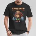 Fitness Gympanse Deadlift Workout Training Gymを行っています Tシャツ 面白い贈り物