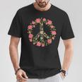 Flower Power Peace Love 60年代 70年代 ヒッピーコスチューム Tシャツ 面白い贈り物