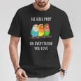 Cute Lovebirds Will Poop On All You Love Tシャツ 面白い贈り物