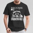 Raccoon Become Ungovernable Raccoon Tシャツ 面白い贈り物