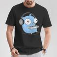Go Developer Golang Music Goper Tシャツ 面白い贈り物