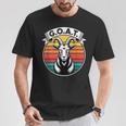 GOAT Retro Ziegenbock Grafik T-Shirt Lustige Geschenke