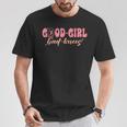 Good Girl Bad Knees 面白い 関係 膝の問題 ジョーク Tシャツ 面白い贈り物
