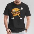 Hamburger チーズバーガー Burger Fast Food Cheeseburger Dabbing Tシャツ 面白い贈り物