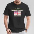 Hms Hood イギリス戦艦図 海軍旗 Tシャツ 面白い贈り物