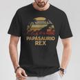Hombre Papá Divertido Día Del Padre Papásaurio Rex Dino In Mangas Camiseta unisex Regalos divertidos