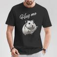 Hug Me ジャンガリアンハムスター アートデザイン 可愛い おしゃれ 動物 齧歯類 Tシャツ 面白い贈り物