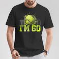 I'm 60 ラケット スポーツ テニス 選手 大人 還暦 Tシャツ 面白い贈り物