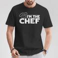 メンズ I'm The Chef クッキングハット フードクッキング シェフ キッチン フードクック Tシャツ 面白い贈り物