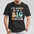 I'm Going To Be A Bigister パステルセレブレーションのお知らせ Tシャツ 面白い贈り物