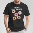 I'm Many Donuts 面白いドーナツフィットネス格言 Tシャツ 面白い贈り物