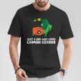 Just A Girl Who Loves Caiman Lizards ファニーカイマントカゲ Tシャツ 面白い贈り物