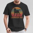 Labrador Papà Labbi Retriever Cane Razza Proprietario Maglietta Regalos divertidos