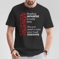 Lecture Japonaise Facile De Tourner La Tête Latéralement Go Fuck Yourself T-Shirt Cadeaux drôles