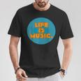 Life Is Music Tシャツ 面白い贈り物